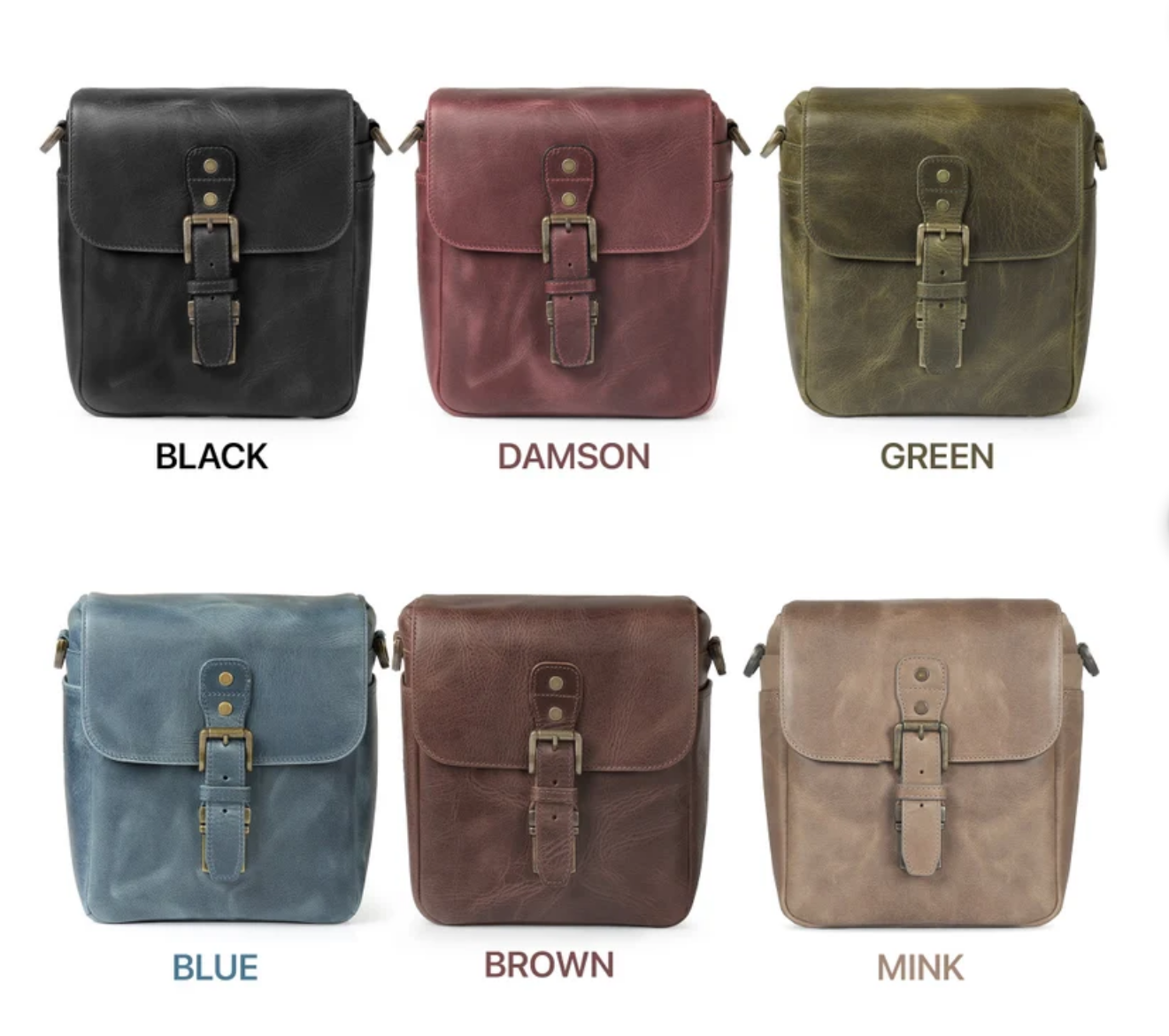 Personalized Italian Leather Messenger Bag