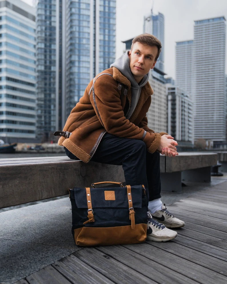 Canvas Messenger Bag