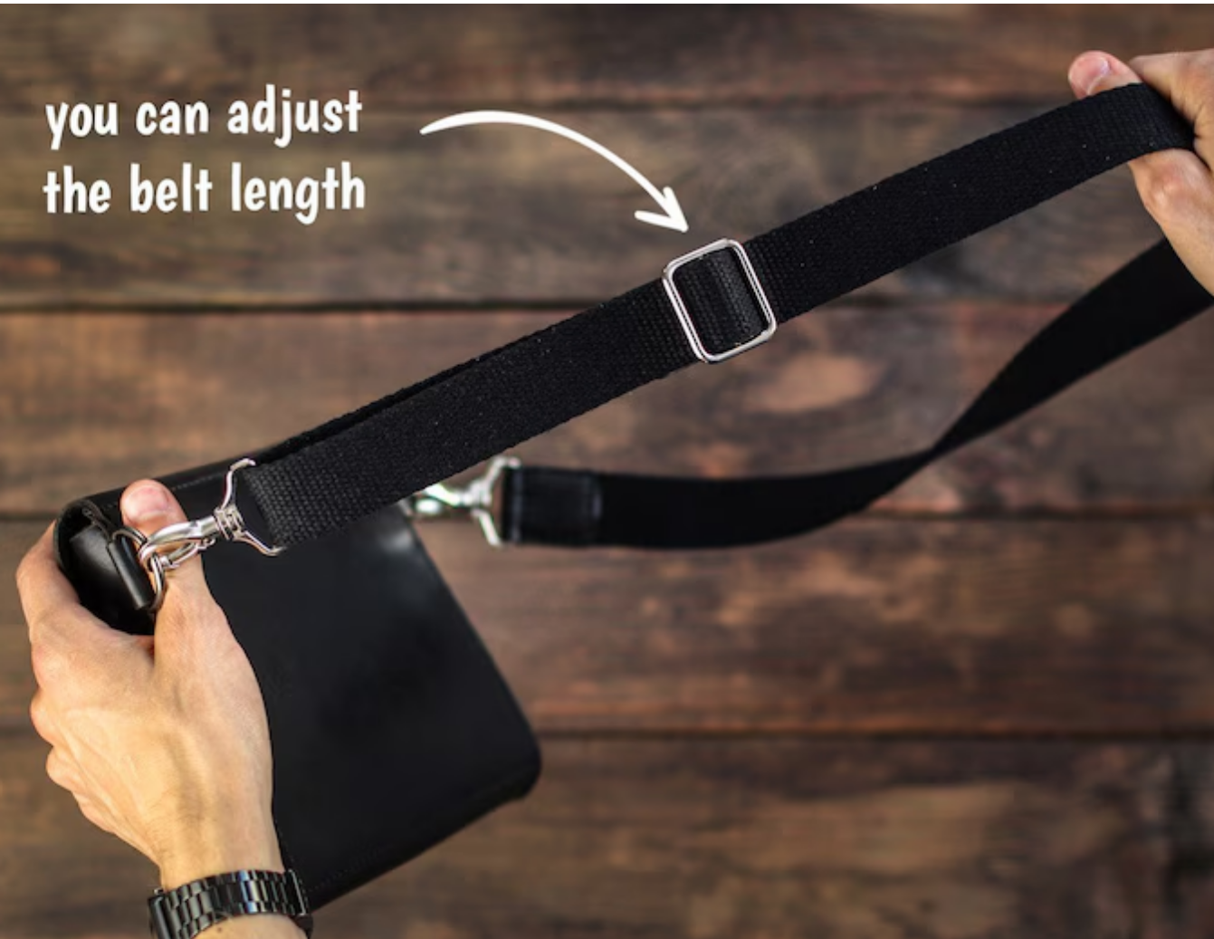 Leather crossbody bag