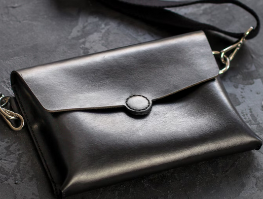Leather crossbody bag