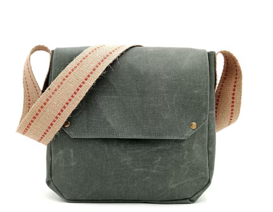 Waxed Canvas Messenger Bag