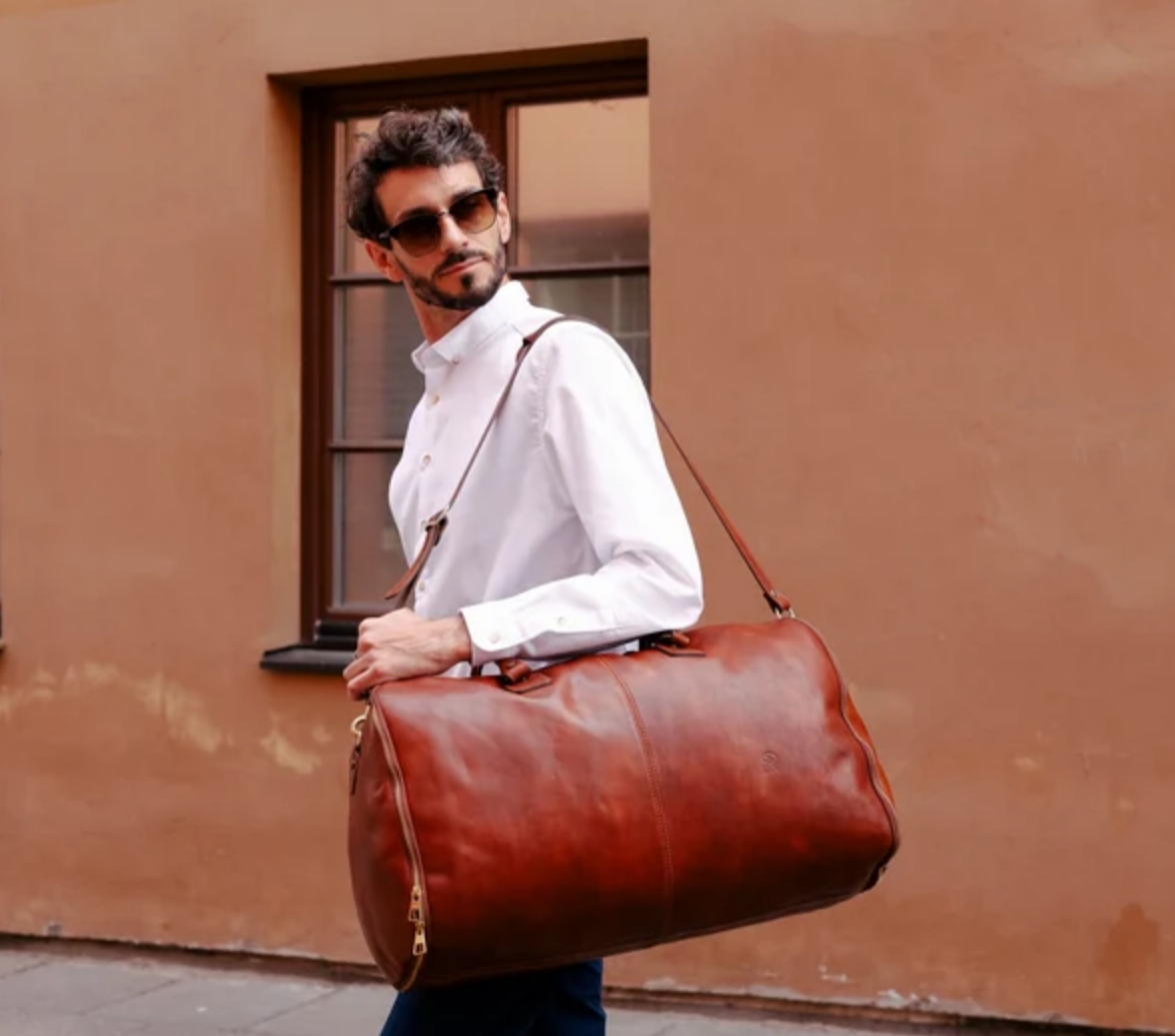 Leather Garment Bag