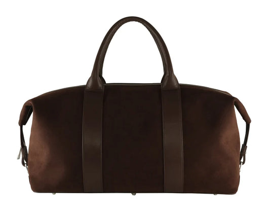 Handmade leather travel bag